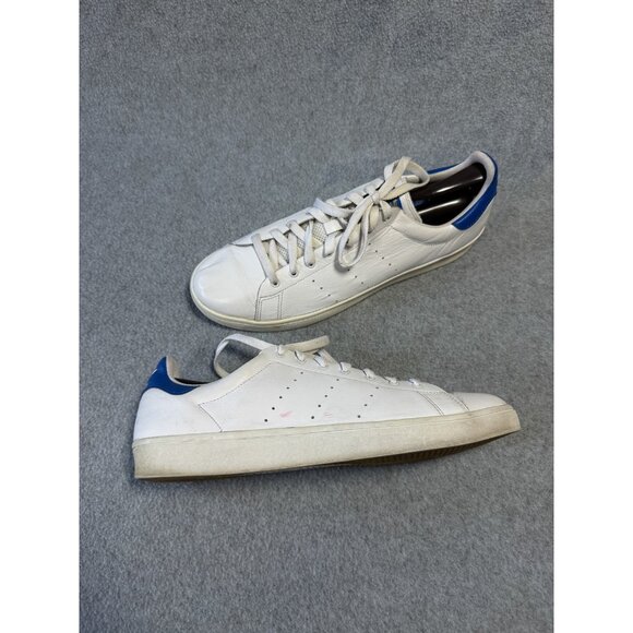 adidas Originals Stan Smith White Blue mens 12 US (11.5 UK)  c75192 2014 - Picture 2 of 9